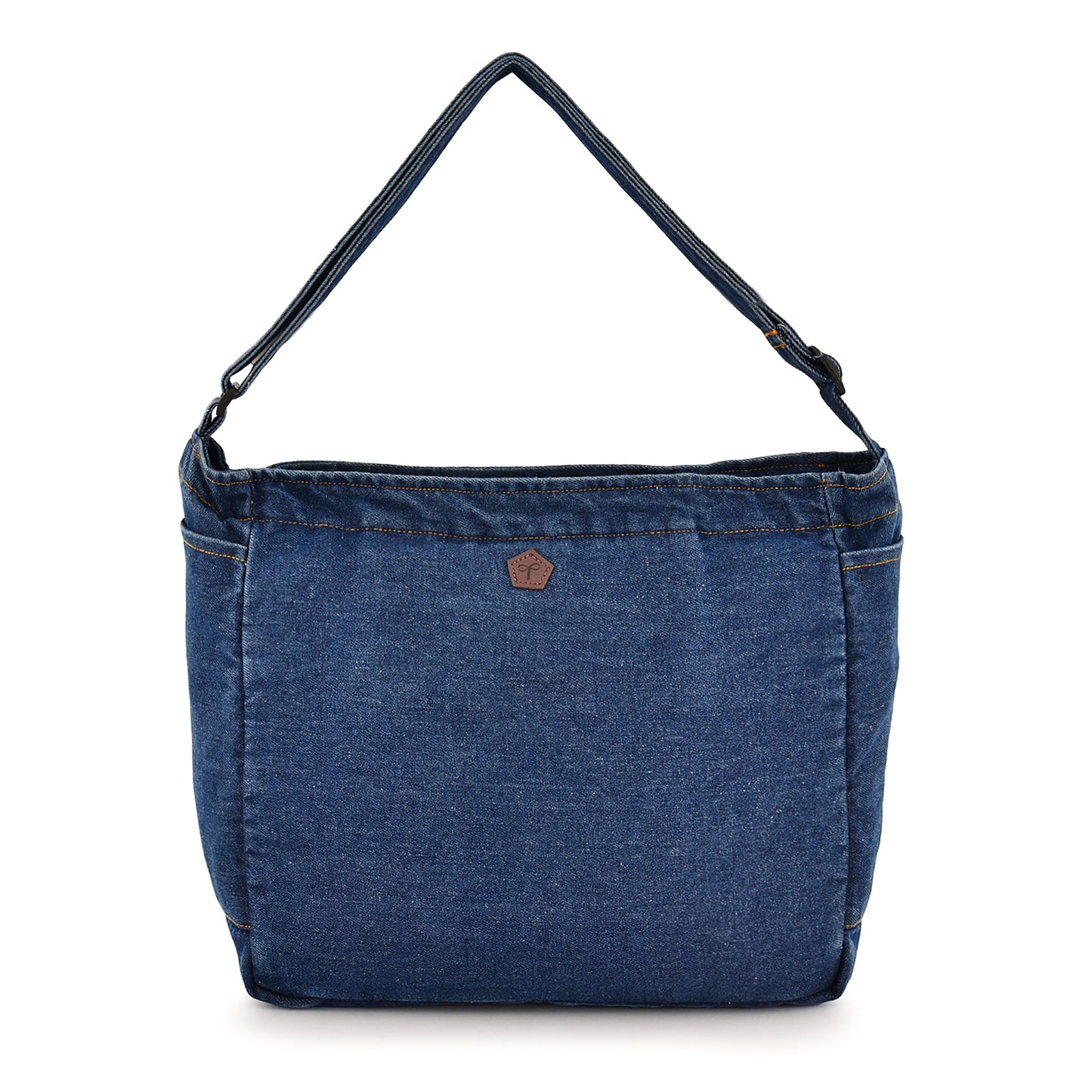 Denim Originals Crossbody Set – Contrast Sling & Tote