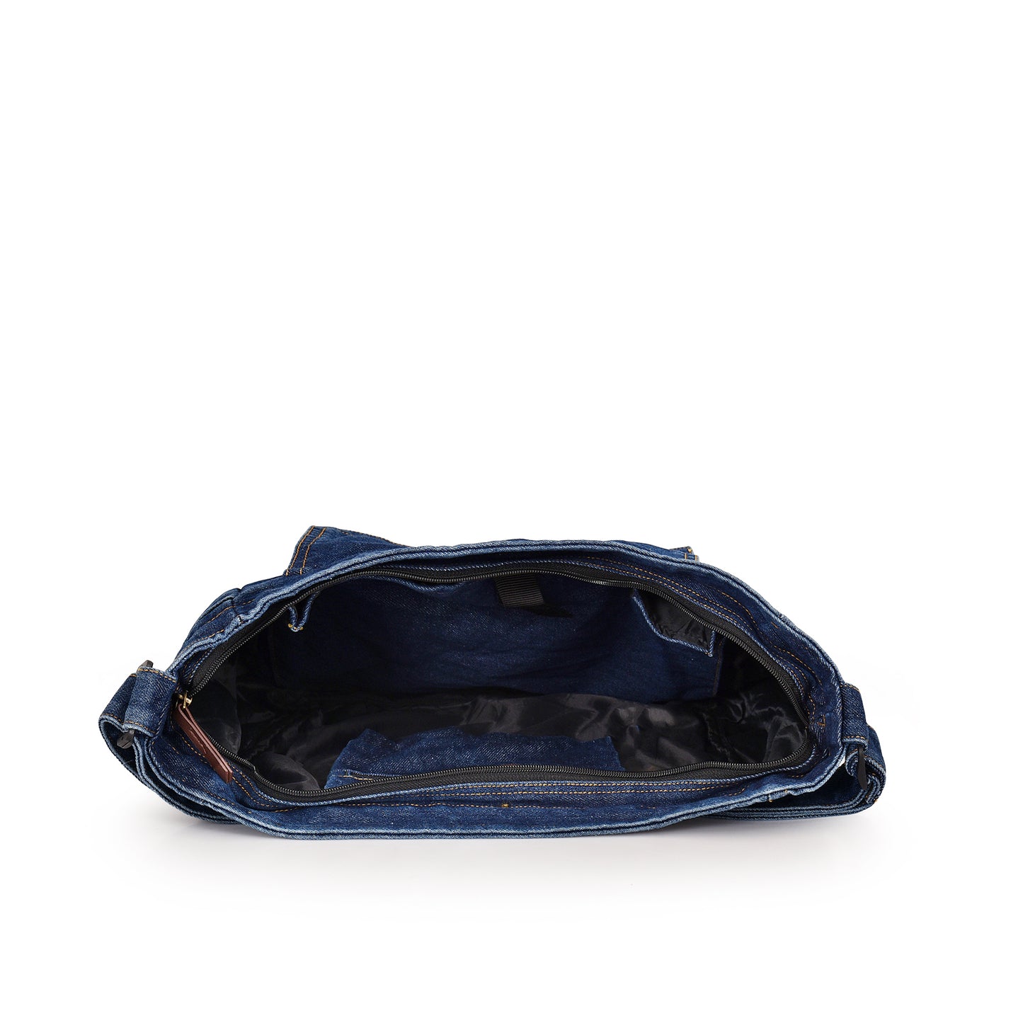 Denim Originals Crossbody Set – Contrast Sling & Tote