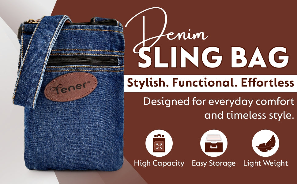 Tener 2.5L Minimalist Sling Bag – Marble Blue