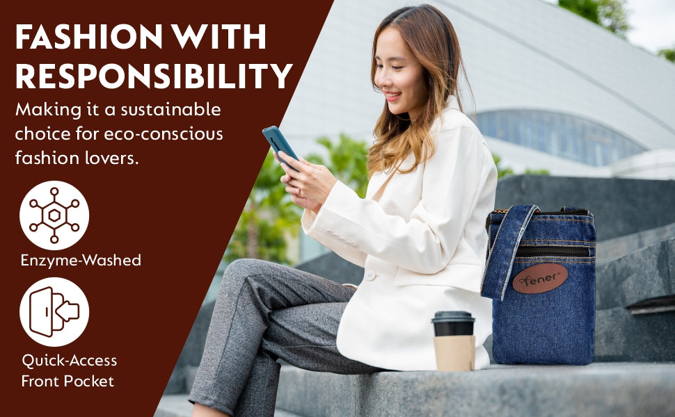 Tener 2.5L Minimalist Sling Bag – Marble Blue