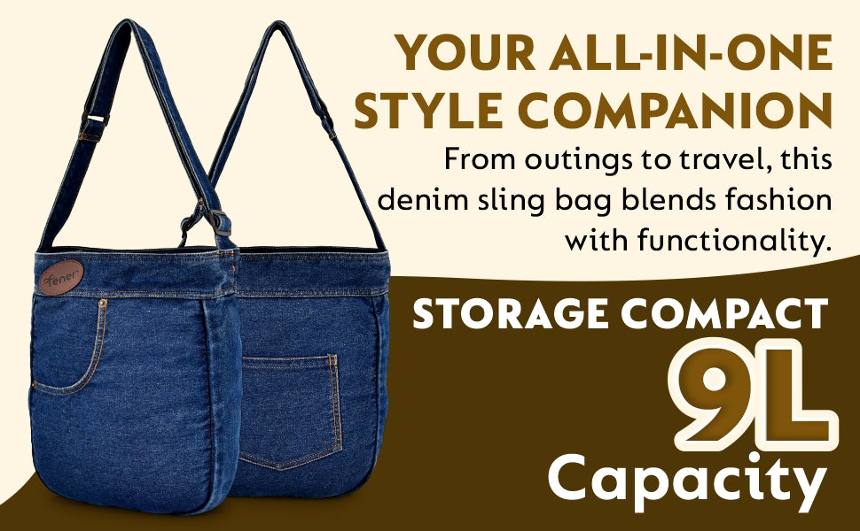 Tener 9L Tunic-Style Sling Bag