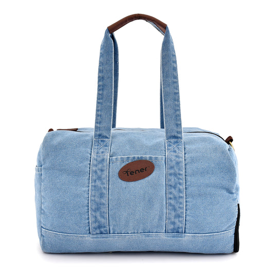 Tener 28L Denim Duffel – Washed Blue